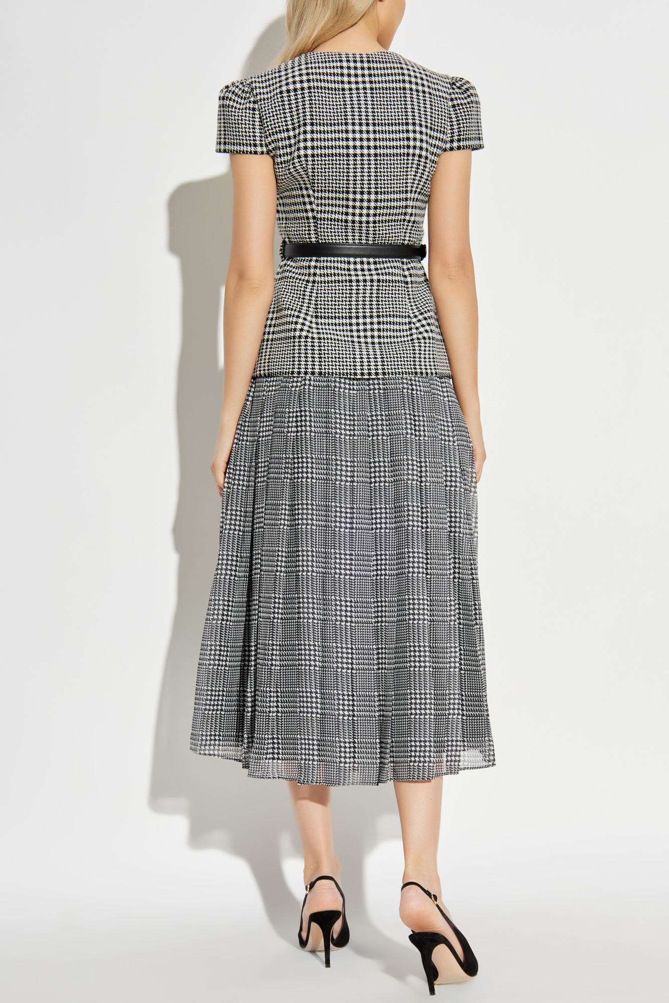 Self-Portrait 上品 洗練 Houndstooth テイラー ミディドレス Self-Portrait Dress with houndstooth pattern | Women's | Vitkac